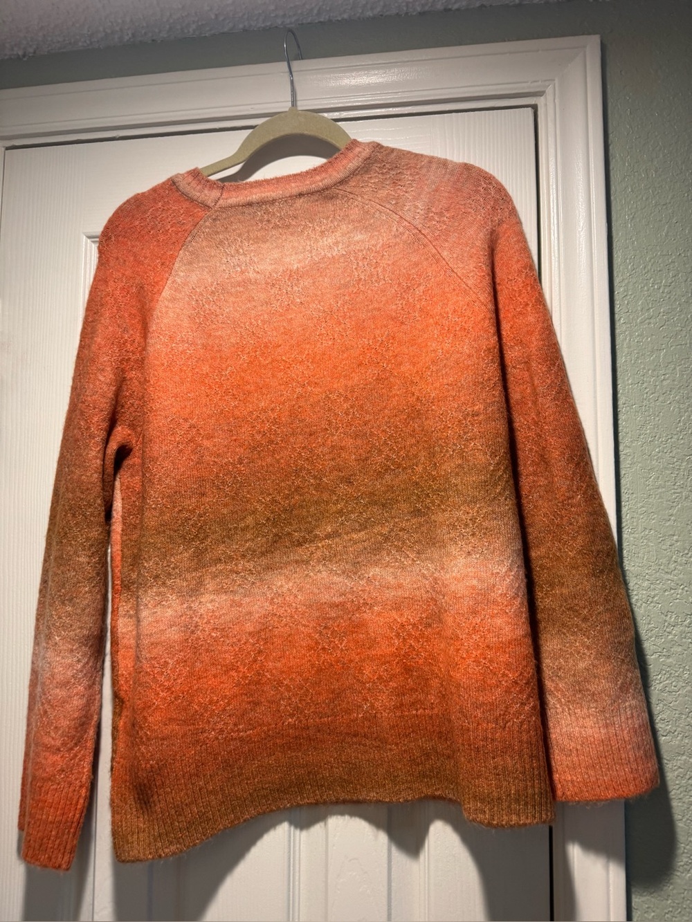 Liverpool Orange Ombre Crewneck Sweater Size Medium